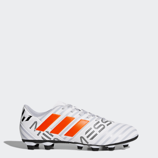 Calzado de Fútbol Nemeziz Messi 17.4 Terreno Flexible Cloud White / Solar Orange / Clear Grey S77199 Calzado de Fútbol Nemeziz Messi 17.4 Terreno Flexible Cloud White / Solar Orange / Clear Grey S77199