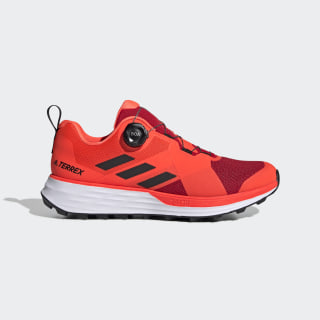 Zapatilla Terrex Two Boa Trail Running Scarlet / Core Black / Solar Red EF2136 Zapatilla Terrex Two Boa Trail Running Scarlet / Core Black / Solar Red EF2136