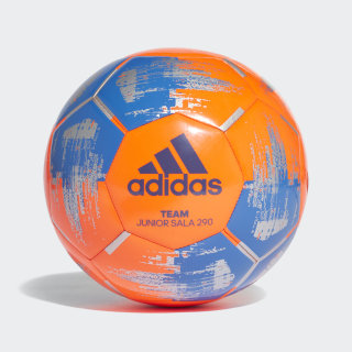 Bola Futsal Team Junior 290 Solar Orange / Blue / Silver Metallic CZ9572 Bola Futsal Team Junior 290 Solar Orange / Blue / Silver Metallic CZ9572