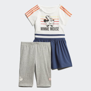 Conjunto Verano Minnie Mouse White / Semi Coral / Tech Indigo FM2862 Conjunto Verano Minnie Mouse White / Semi Coral / Tech Indigo FM2862