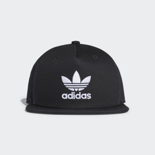 Trefoil Snap-Back Cap Black BK7324 Trefoil Snap-Back Cap Black BK7324