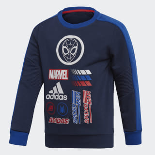 Polerón Crew Marvel Hombre Araña Collegiate Navy / Collegiate Royal / Scarlet ED6454 Polerón Crew Marvel Hombre Araña Collegiate Navy / Collegiate Royal / Scarlet ED6454