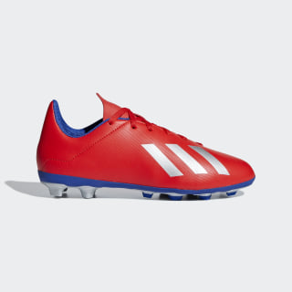 Zapatos de Fútbol X 18.4 Multiterreno Active Red / Silver Metallic / Bold Blue BB9379 Zapatos de Fútbol X 18.4 Multiterreno Active Red / Silver Metallic / Bold Blue BB9379
