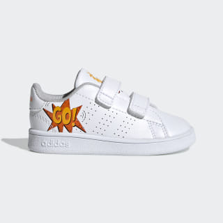 Advantage Schuh Cloud White / Cloud White / Orange EF0305 Advantage Schuh Cloud White / Cloud White / Orange EF0305