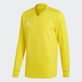 Condivo 18 Player Focus Trainingsoberteil Yellow / White CG0384 Condivo 18 Player Focus Trainingsoberteil Yellow / White CG0384