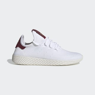 Tênis Pharrell Williams Tennis Hu Cloud White / Cloud White / Collegiate Burgundy D96443 Tênis Pharrell Williams Tennis Hu Cloud White / Cloud White / Collegiate Burgundy D96443