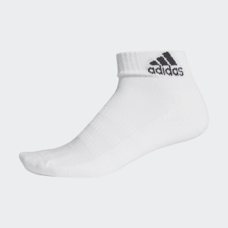 Meias Cushioned Ankle White / White / Black DZ9367 Meias Cushioned Ankle White / White / Black DZ9367