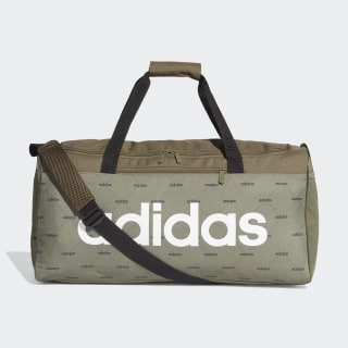 Linear Duffel Bag Raw Khaki / Black / White ED0294 Linear Duffel Bag Raw Khaki / Black / White ED0294