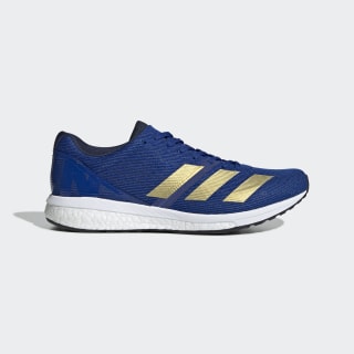 Tenis Adizero Boston 8 Collegiate Royal / Gold Metallic / Cloud White G28859 Tenis Adizero Boston 8 Collegiate Royal / Gold Metallic / Cloud White G28859