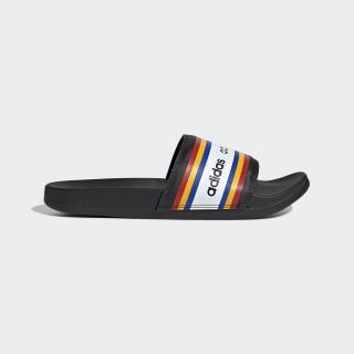 Chinelo Adilette Comfort FARM Rio Core Black / Core Black / Active Gold EF0854 Chinelo Adilette Comfort FARM Rio Core Black / Core Black / Active Gold EF0854