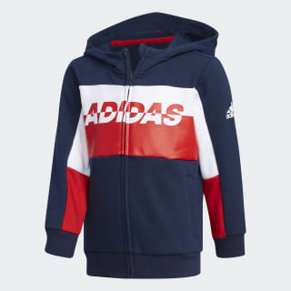 Giacca da allenamento Football Collegiate Navy / White / Scarlet EH4046 Giacca da allenamento Football Collegiate Navy / White / Scarlet EH4046