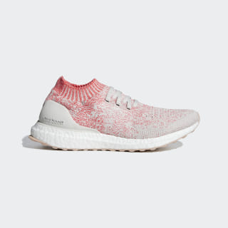 Ultraboost Uncaged Schuh Beige / Raw White / Shock Red B75863 Ultraboost Uncaged Schuh Beige / Raw White / Shock Red B75863