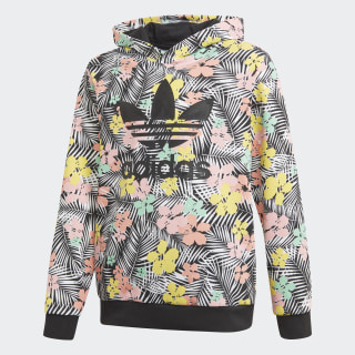 Sudadera con capucha Culture Clash Black / Multicolor / Glory Pink FM6714 Sudadera con capucha Culture Clash Black / Multicolor / Glory Pink FM6714