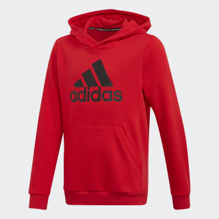 red and black adidas hoodie