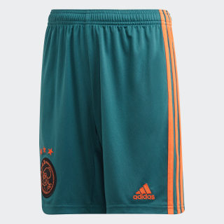 Calções Alternativos do Ajax Amsterdam Tech Green / Semi Solar Orange EI7375 Calções Alternativos do Ajax Amsterdam Tech Green / Semi Solar Orange EI7375