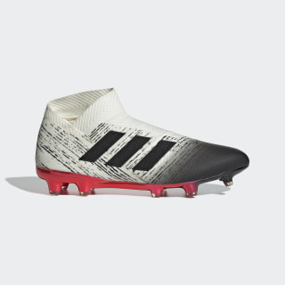Chuteira Nemeziz 18+ Campo Off White / Core Black / Active Red BB9419 Chuteira Nemeziz 18+ Campo Off White / Core Black / Active Red BB9419