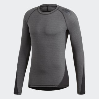 Alphaskin Sport Heather Tee Dark Grey Heather / Black CD7207 Alphaskin Sport Heather Tee Dark Grey Heather / Black CD7207