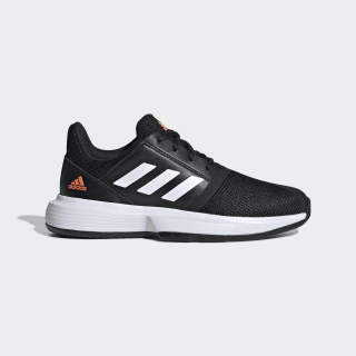 Tênis CourtJam Core Black / Cloud White / Hi-Res Coral EF0611 Tênis CourtJam Core Black / Cloud White / Hi-Res Coral EF0611
