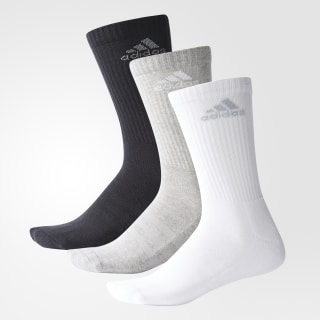 Calcetines clásicos Performance 3 bandas Black / Medium Grey Heather / Light Grey AH9867 Calcetines clásicos Performance 3 bandas Black / Medium Grey Heather / Light Grey AH9867