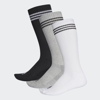 3-Streifen Kniestrümpfe, 3 Paar Multicolor / Black / Medium Grey Heather AY6440 3-Streifen Kniestrümpfe, 3 Paar Multicolor / Black / Medium Grey Heather AY6440