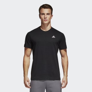 Camiseta Essentials Base Black / White S98742 Camiseta Essentials Base Black / White S98742