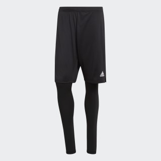 Condivo 18 Two-in-One shorts Black / White BS0654 Condivo 18 Two-in-One shorts Black / White BS0654