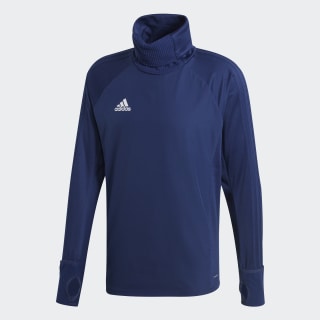 Camisola Aconchegante Condivo 18 Player Focus Dark Blue / White CV8973 Camisola Aconchegante Condivo 18 Player Focus Dark Blue / White CV8973