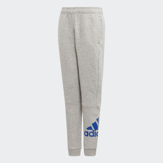 Must Haves Badge of Sport Fleece Pants Medium Grey Heather / Collegiate Royal ED6490 Must Haves Badge of Sport Fleece Pants Medium Grey Heather / Collegiate Royal ED6490