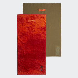 adidas x UNDEFEATED Gym Towels Orange / Olive Cargo DY5866 adidas x UNDEFEATED Gym Towels Orange / Olive Cargo DY5866