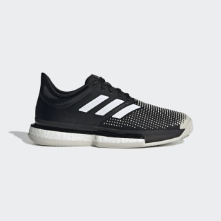 Sapatos SoleCourt – Terra batida Core Black / Cloud White / Raw White G26293 Sapatos SoleCourt – Terra batida Core Black / Cloud White / Raw White G26293