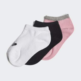 Trefoil Liner Socken, 3 Paar Light Pink / Medium Grey Heather / Black DV0228 Trefoil Liner Socken, 3 Paar Light Pink / Medium Grey Heather / Black DV0228