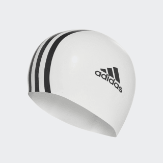 3-Streifen Silikon Badekappe White / Black 802309 3-Streifen Silikon Badekappe White / Black 802309