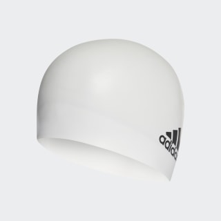 Gorro de Natación Logo Silicona White / Black FJ4965 Gorro de Natación Logo Silicona White / Black FJ4965
