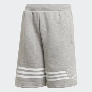 Outline Shorts Medium Grey Heather / White ED7844 Outline Shorts Medium Grey Heather / White ED7844