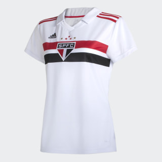 CAMISA SAO PAULO I FEMININA White / Red / Black DZ5623 CAMISA SAO PAULO I FEMININA White / Red / Black DZ5623