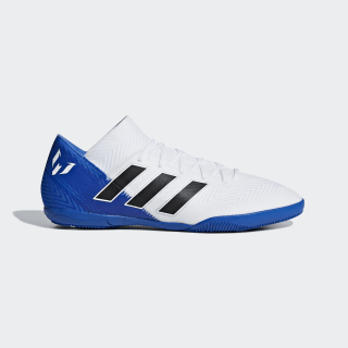 Chuteira Nemeziz Messi Tango 18.3 Futsal Cloud White / Core Black / Football Blue DB2223 Chuteira Nemeziz Messi Tango 18.3 Futsal Cloud White / Core Black / Football Blue DB2223