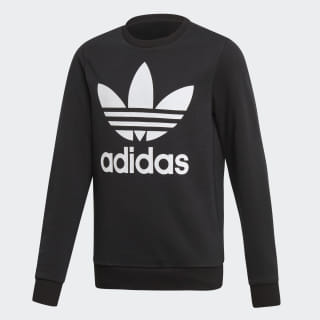 Sweat-shirt Trefoil Crew Black / White ED7797 Sweat-shirt Trefoil Crew Black / White ED7797