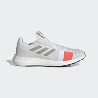 Chaussure Senseboost Go Core White / Grey Two / Solar Red G27403 Chaussure Senseboost Go Core White / Grey Two / Solar Red G27403
