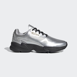 Sapatos Falcon Allluxe Silver Metallic / Core Black / Cloud White FV4491 Sapatos Falcon Allluxe Silver Metallic / Core Black / Cloud White FV4491