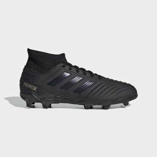 Predator 19.3 Firm Ground Voetbalschoenen Core Black / Core Black / Gold Met. G25794 Predator 19.3 Firm Ground Voetbalschoenen Core Black / Core Black / Gold Met. G25794