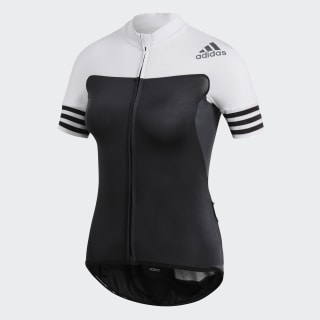 Adistar Wielrenshirt Black / White CV6685 Adistar Wielrenshirt Black / White CV6685