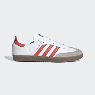 adidas samba white and red