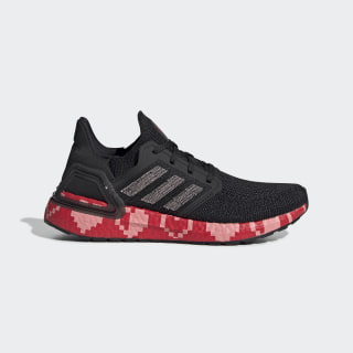 Ultraboost 20 sko Core Black / Glory Pink / Scarlet EG0761 Ultraboost 20 sko Core Black / Glory Pink / Scarlet EG0761