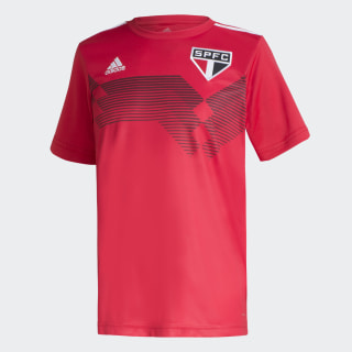 Camisa São Paulo adidas 70 anos Infantil Power Red / White EV6202 Camisa São Paulo adidas 70 anos Infantil Power Red / White EV6202