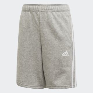Must Haves 3-Streifen Shorts Medium Grey Heather / White ED6466 Must Haves 3-Streifen Shorts Medium Grey Heather / White ED6466