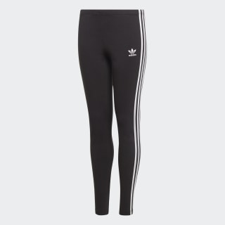Calça Legging 3-Stripes Black / White ED7820 Calça Legging 3-Stripes Black / White ED7820
