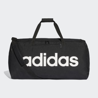 Bolso Deportivo Linear Core Grande Black / Black / White DT4824 Bolso Deportivo Linear Core Grande Black / Black / White DT4824
