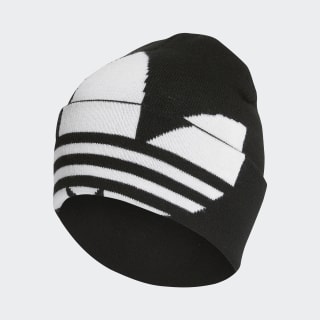 Adicolor Large Trefoil Cuff Knit Beanie Black / White / Gold Metallic FT8919 Adicolor Large Trefoil Cuff Knit Beanie Black / White / Gold Metallic FT8919