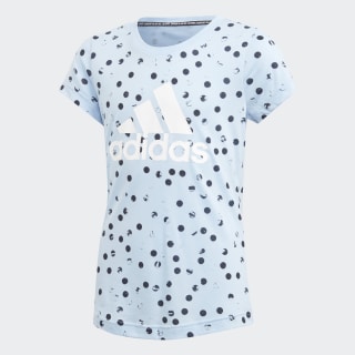 Camiseta Estampada Must Haves Glow Blue / Legend Ink / White ED4613 Camiseta Estampada Must Haves Glow Blue / Legend Ink / White ED4613