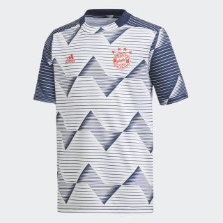 FC Bayern Pre-Match Jersey White / Collegiate Navy EJ3244 FC Bayern Pre-Match Jersey White / Collegiate Navy EJ3244
